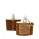 2 oz Premium Stainless Steel "Custom" Flasks (4 Pack)