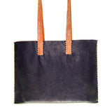 "Singer" Leather Bags with Coconut Birch Strap