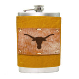 8 oz Premium Stainless Steel Leather Flask