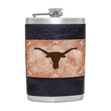 8 oz Premium Stainless Steel Leather Flask