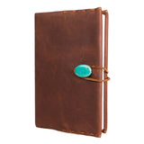 Limited Edition Medium Leather Journal with Beaded Fastener