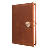 Limited Edition Medium Leather Journal with Beaded Fastener