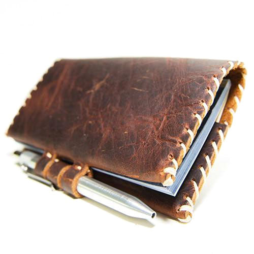 Leather Checkbook with Optional Karas Custom Pen