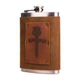 Limited Edition Weaver Bark Brown 8 oz Flask