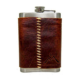 8 oz Premium Stainless Steel "Custom" Flasks (4 Pack)