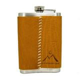 8 oz Premium Stainless Steel "Custom" Flasks (4 Pack)