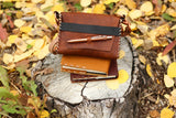 "Emerson" Leather Journal Bags with Optional Kara's Kustom Pen