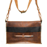 "Emerson" Leather Journal Bags with Optional Kara's Kustom Pen