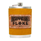 8oz Stainless Steel "Give a Flake" Flasks