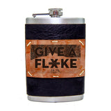 8oz Stainless Steel "Give a Flake" Flasks