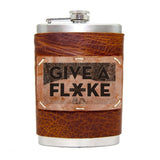 8oz Stainless Steel "Give a Flake" Flasks