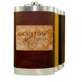 64 oz Premium Stainless Steel "Custom" Flasks (4 Pack)