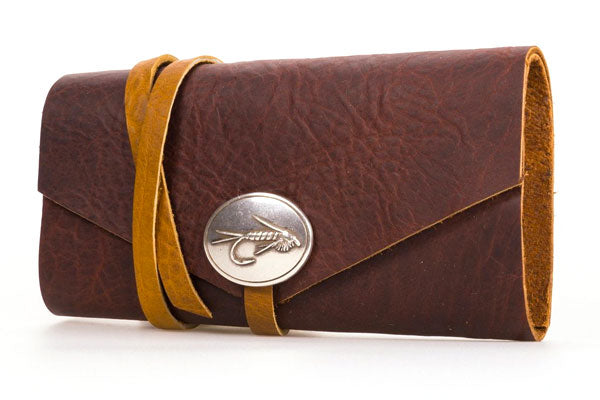 Leather Fly Wallet with Optional Flies