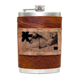 8oz Stainless Steel "Give a Flake" Flasks