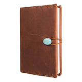 Limited Edition Medium Leather Journal with Beaded Fastener